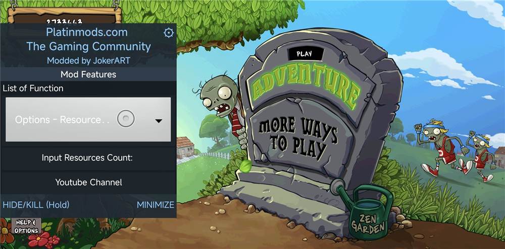 植物大战僵尸内置功能菜单版